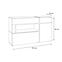 Kommode Cross Bily/Perla Elm Pew Cs Sb,3