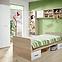 Schrank Dino Eiche Sonoma/Weiß DSW DI-01,9