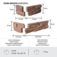Eckstein Roma brown pack=0,9mb