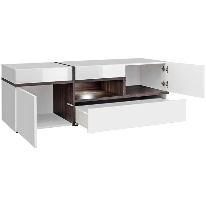 Tv Stolek Cross Weiss /Perla Elm Pew Cs Rtv