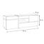 Tv Stolek Cross Weiss /Perla Elm Pew Cs Rtv,3