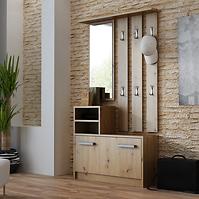 Vorzimmerwand Eiche Artisan