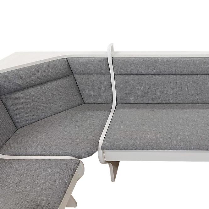 Ecksofa Merkury II Weißes/ Boss 15