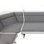 Ecksofa Merkury II Weißes/ Boss 15,4