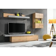 Wohnwand Abw Concret Riviera/Betón Rvaj Cr