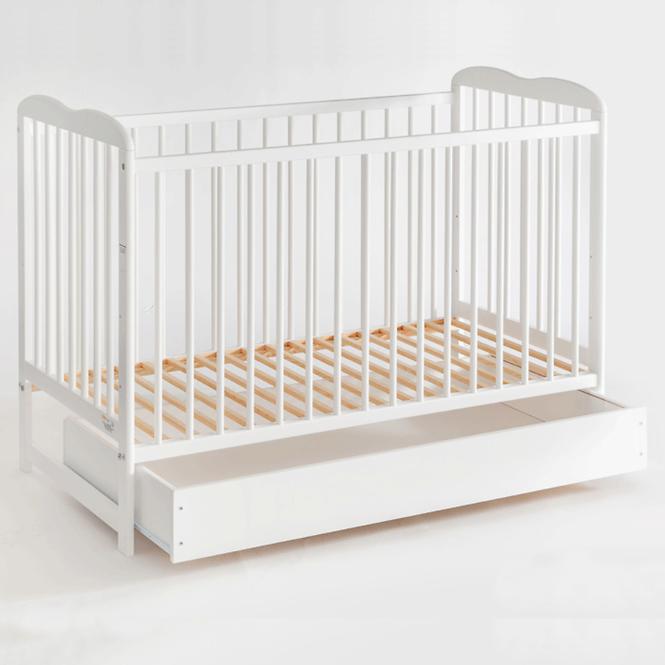 Babybett Ala Ii Plus Schublade Weiß