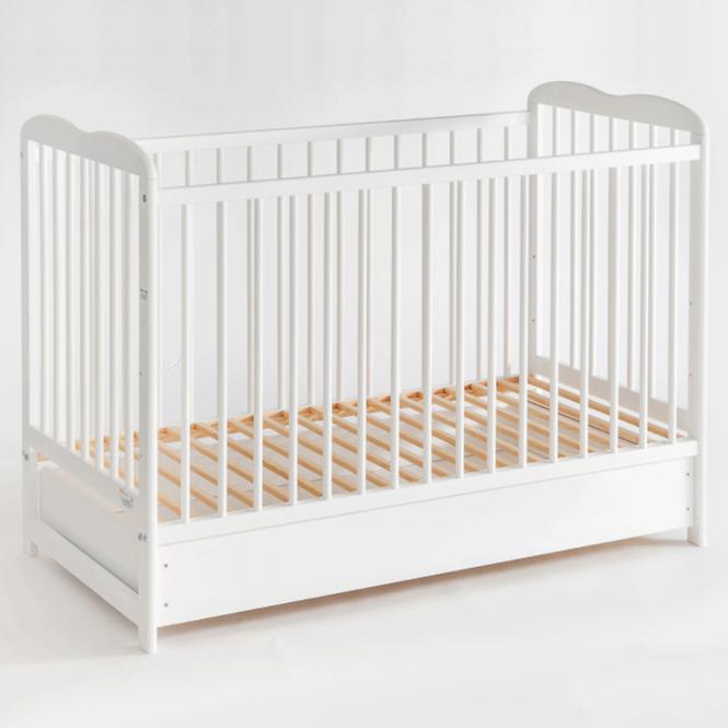 Babybett Ala Ii Plus Schublade Weiß