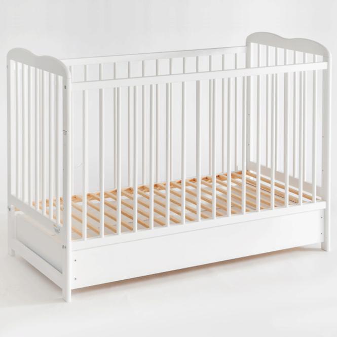 Babybett Ala Ii Plus Schublade Weiß