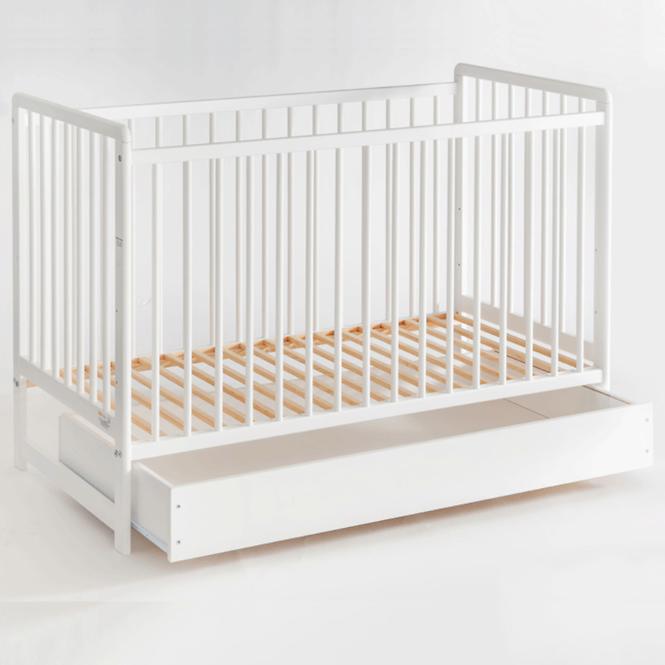 Babybett Cypi Ii Plus Schublade Weiß