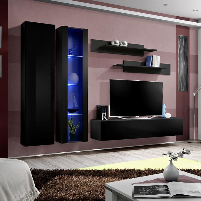 Wandeinheit A+Glas Schwarz Zz Fy A4