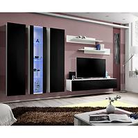 Wandeinheit C+Glas Schwarz /Weiß Ws Fy C4