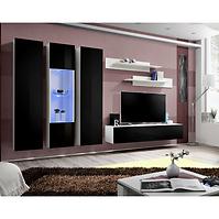 Wandeinheit C+Glas Schwarz /Weiß Ws Fy C5
