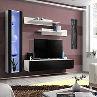 Wandeinheit G+Glas Schwarz /Weiß Ws Fy G2