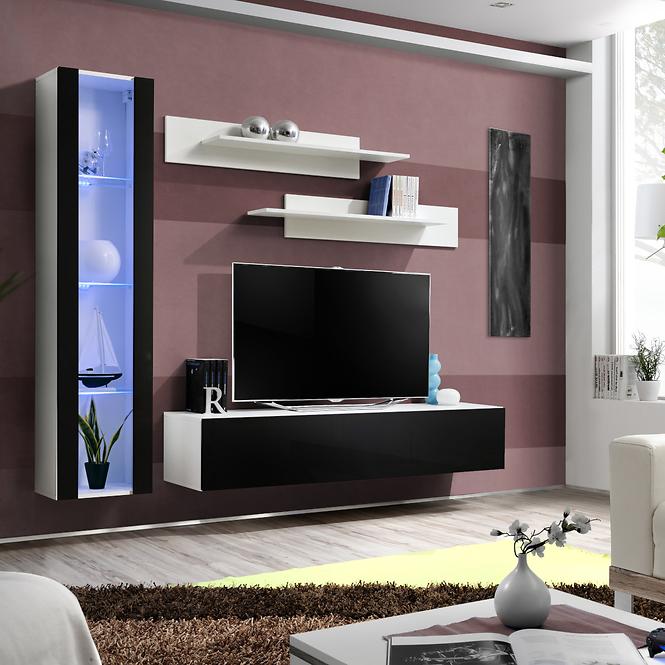 Wandeinheit G+Glas Schwarz /Weiß Ws Fy G2