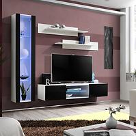 Wandeinheit R+Glas Schwarz /Weiß Ws Fy R2