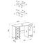 Schreibtisch Romero  R15 D.Can/Arusha 120/50/79,2