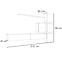 Wohnwand Switch XIX Glas + LED  Grafit/Schwarz,2