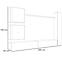 Wohnwand Switch XVIII Glas + LED Grafit/Weiß,2