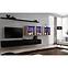 Wohnwand Switch XVII Glas + LED Schwarz/Wotan