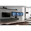 Wohnwand Switch XVII Glas + LED Grafit