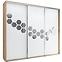 Schrank Wanda A23 250 Bienenwabe Craft Golden/Weiß