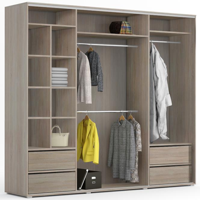 Schrank Wanda A23 250 Bienenwabe Sonoma,3