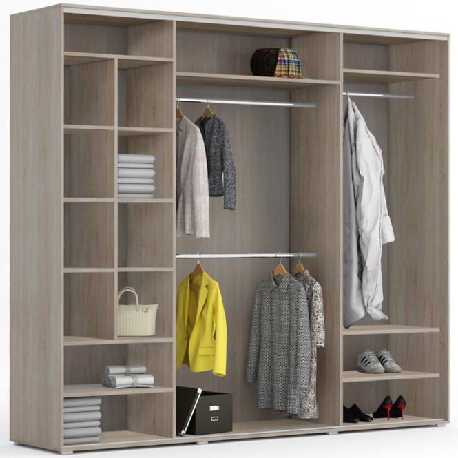 Schrank Wanda A23 250 Bienenwabe Sonoma,4
