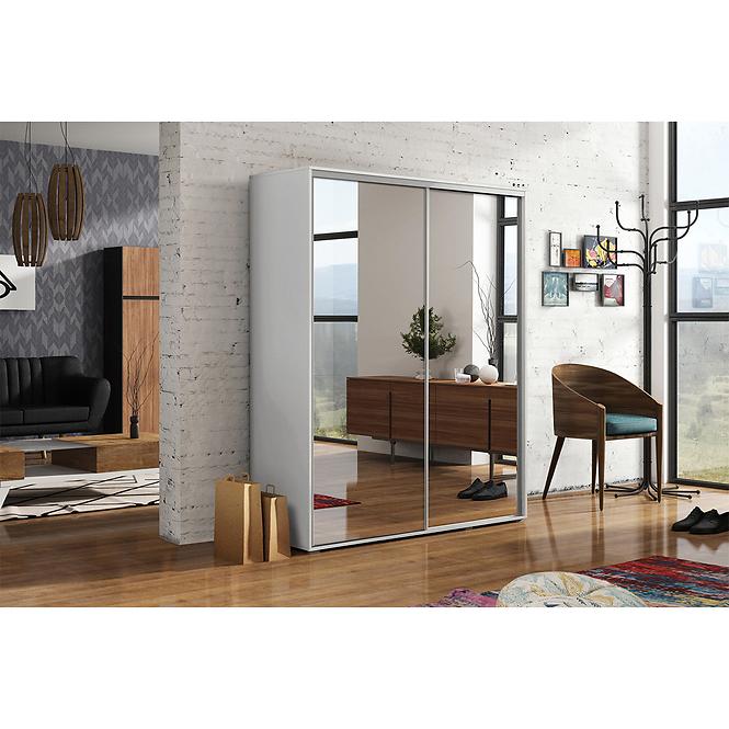 Schrank Wiktoria A1 150 Weiß,4