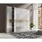 Schrank Isti 6 Türen Sonoma Eiche / Weiß Glanz,4