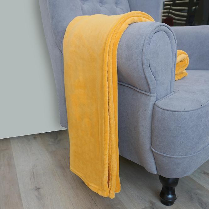 Decke Senffarbe  150x200