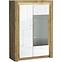 Vitrine Livinio L5 Ribbeck/weiß glänzend