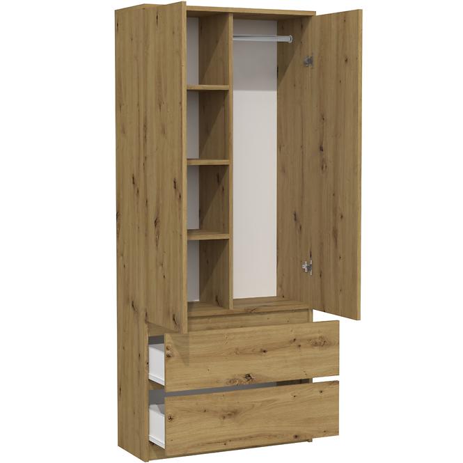 Schrank Ss-90 Eiche Artisan