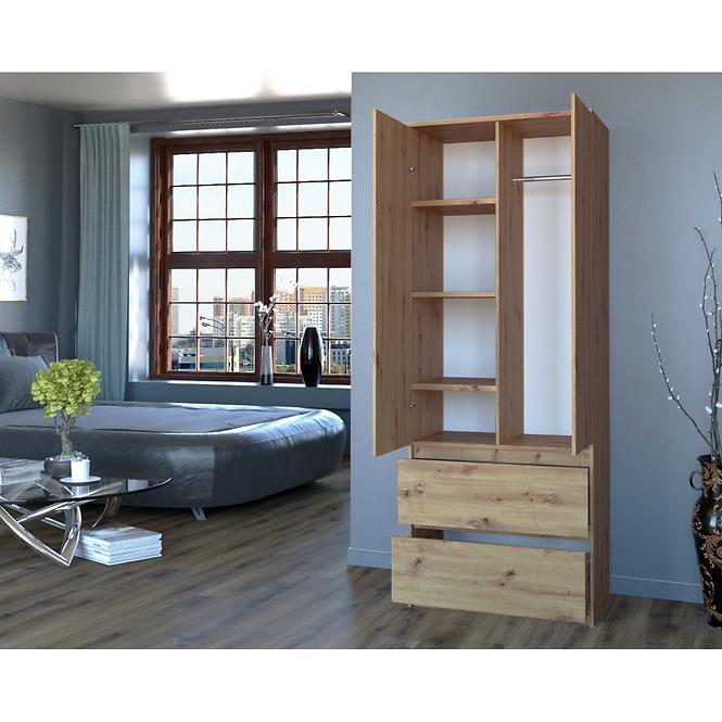 Schrank Ss-90 Eiche Artisan