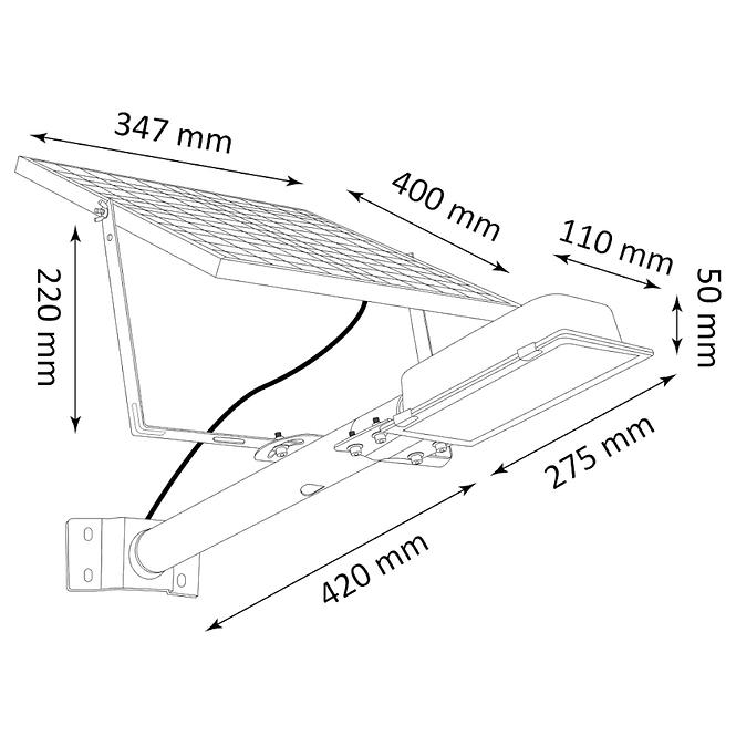 Lampe  Street-7  315526  6000K 900LM
