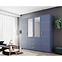Schrank Bali D4 Blau/Spiegel,4