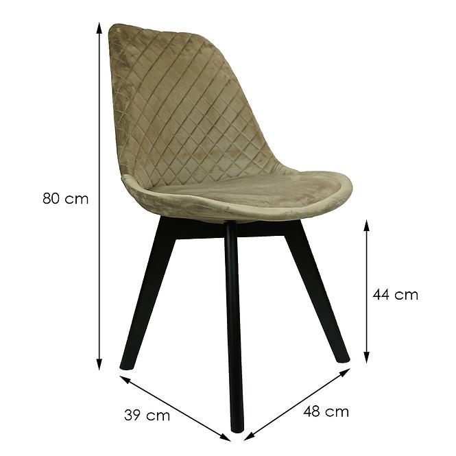 Stuhl Rio Black Cappuccino