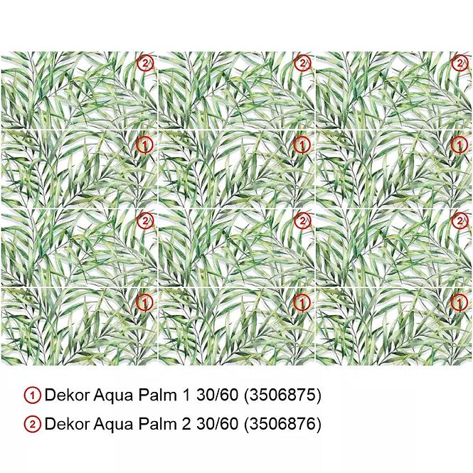 Dekorfliese Aqua Palm 1 30/60