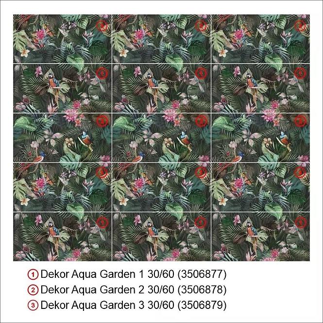 Dekorfliese Aqua Garden 1 30/60