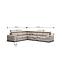Ecksofa Apollo 2R-OT Soro 23, Wenge Holz,6