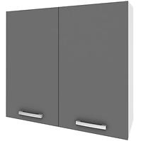 Küchenzeile Charlotte 80uc Grey Graphite/Light Atelier