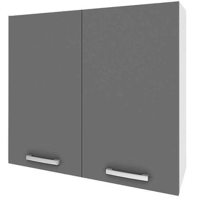 Küchenzeile Charlotte 80uc Grey Graphite/Light Atelier
