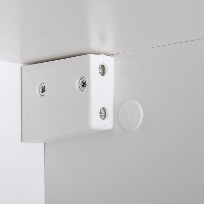 Kommode+Regal Switch Sb III Led Grafit/Weiß