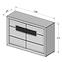 Kommode 2d Tiziano Tzk22b Eiche Antik / Beige Glanz,3