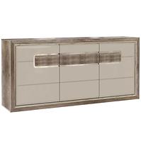 Kommode 3d Tiziano Tzk23b Eiche Antik / Beige Glanz