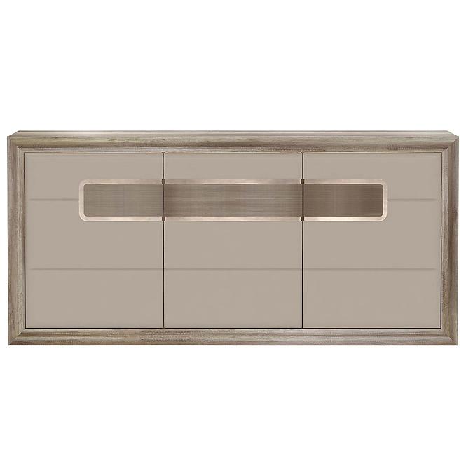 Kommode 3d Tiziano Tzk23b Eiche Antik / Beige Glanz