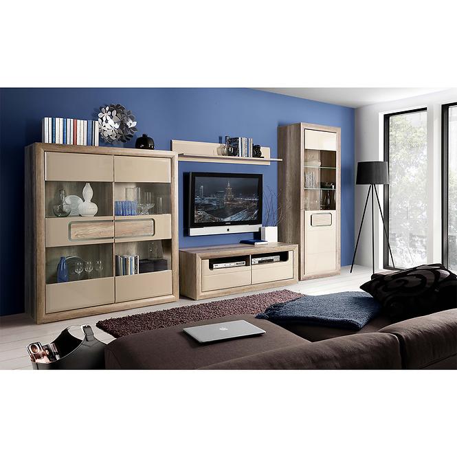 Kommode 3d Tiziano Tzk23b Eiche Antik / Beige Glanz