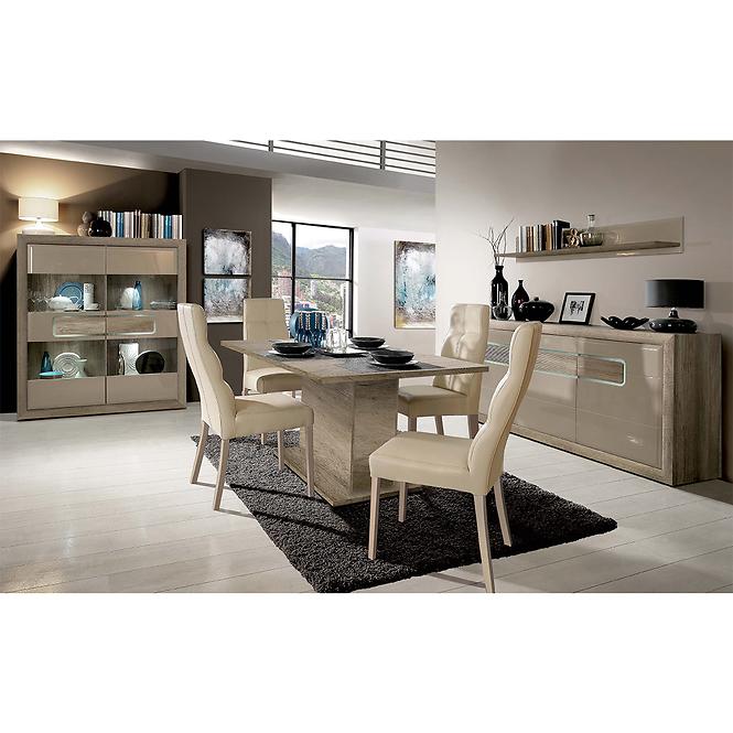 Kommode 3d Tiziano Tzk23b Eiche Antik / Beige Glanz