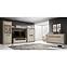 Couchtisch Tiziano Flot12 Eiche Antik / Beige Glanz,4