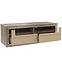 Tv Tisch Tiziano 2s Tzt12 Eiche Antik / Beige Glanz,3