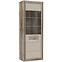 Vitrine  Tiziano 74 Tzv71lb Eiche Antik / Beige Glanz